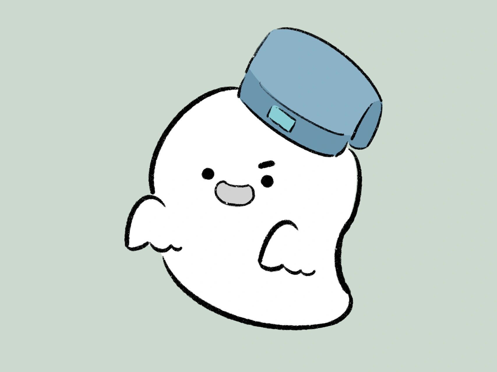 可爱简笔画【含教程】 中元节阿飘