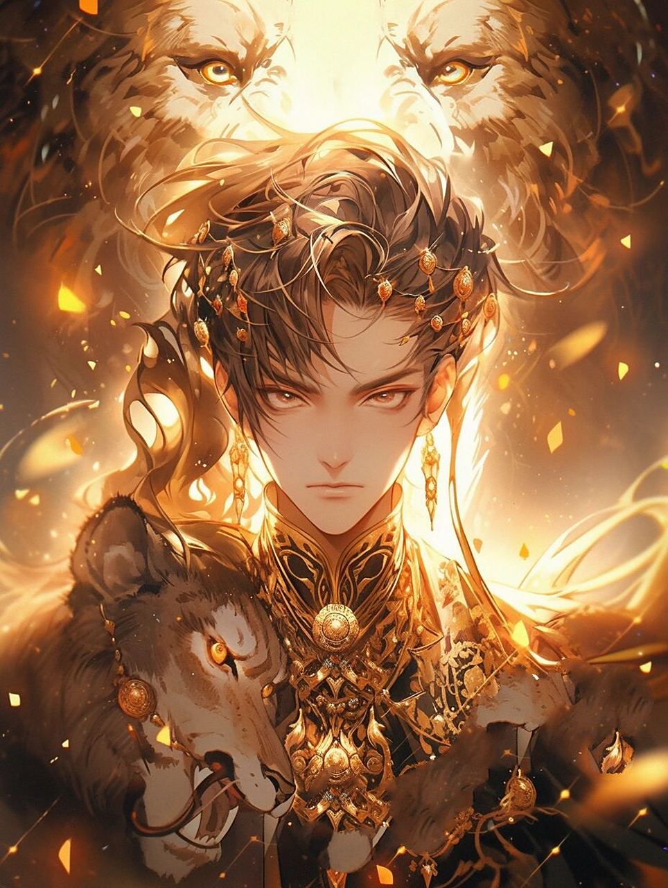 星座系列头像丨十二星座——狮子座男生7815 97狮子座男孩,他的