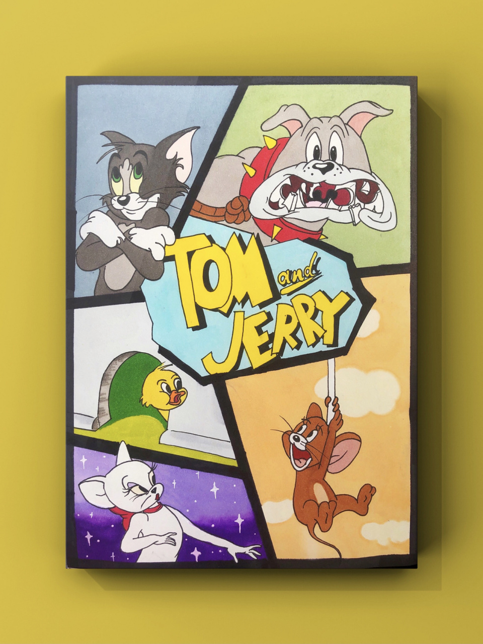 你的童年里有没有tom&jerry呢～ 马克笔|简笔画|猫和老鼠tom&jerry