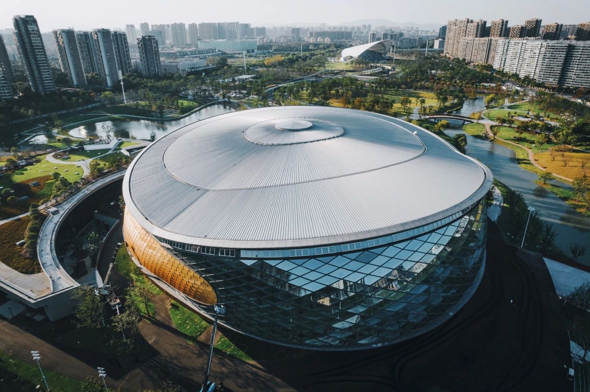 造型绝了75全网首发 | 运河亚运公园实拍91 大运河亚运公园,位于