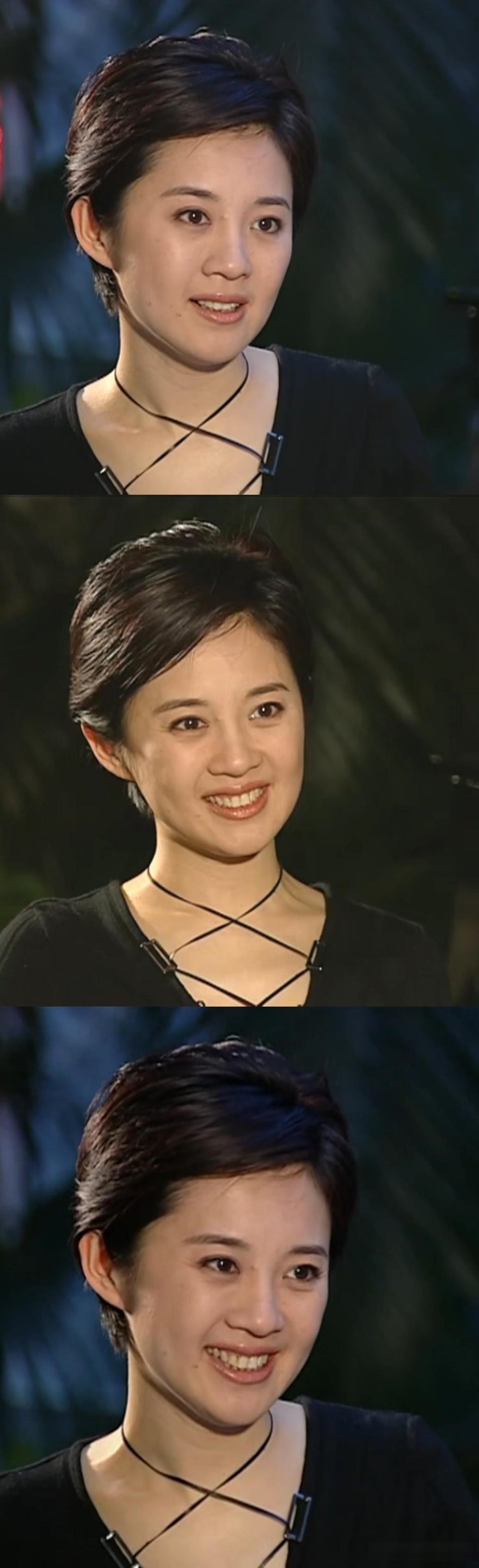 著名女主持人许戈辉很漂亮,完全不输巩俐!