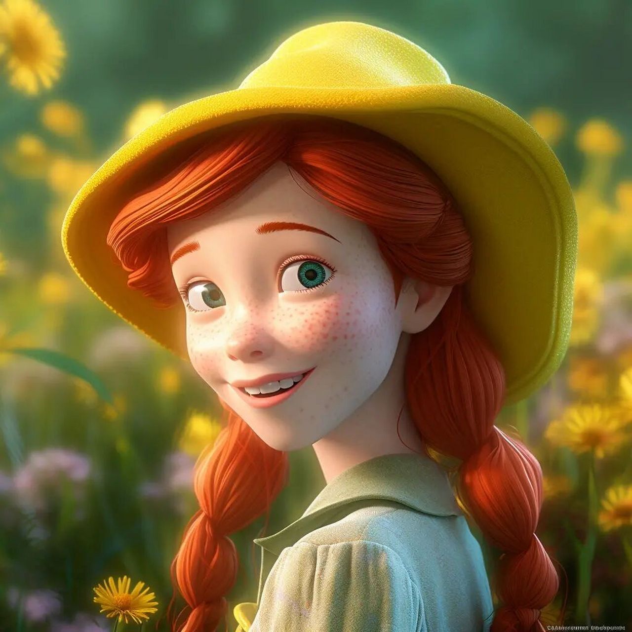 midjourney|最爱绿山墙的安妮 《绿山墙的安妮》是我儿时最喜爱的儿童