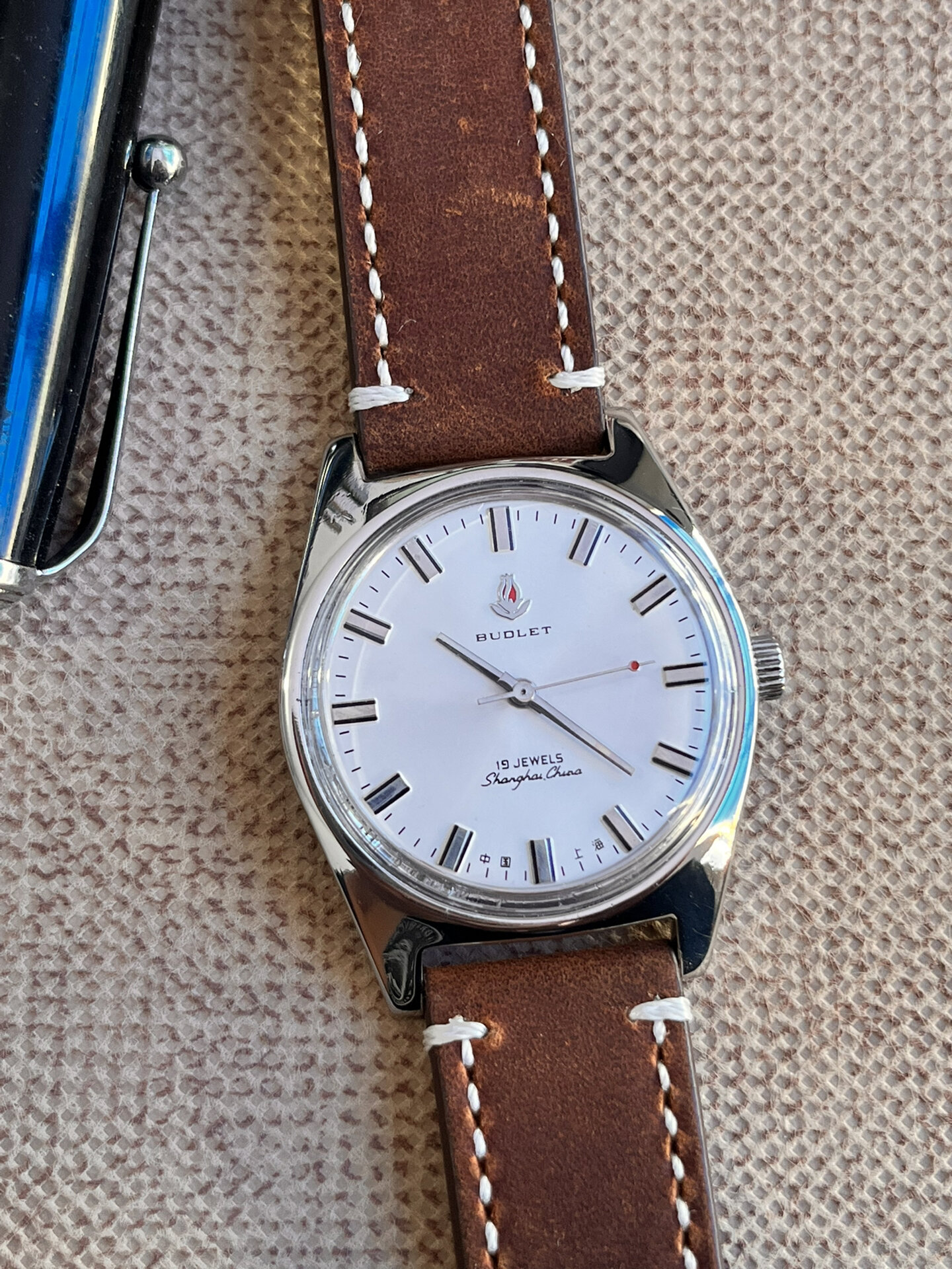 上新:上海春蕾7524手表,出口产物,品质可靠