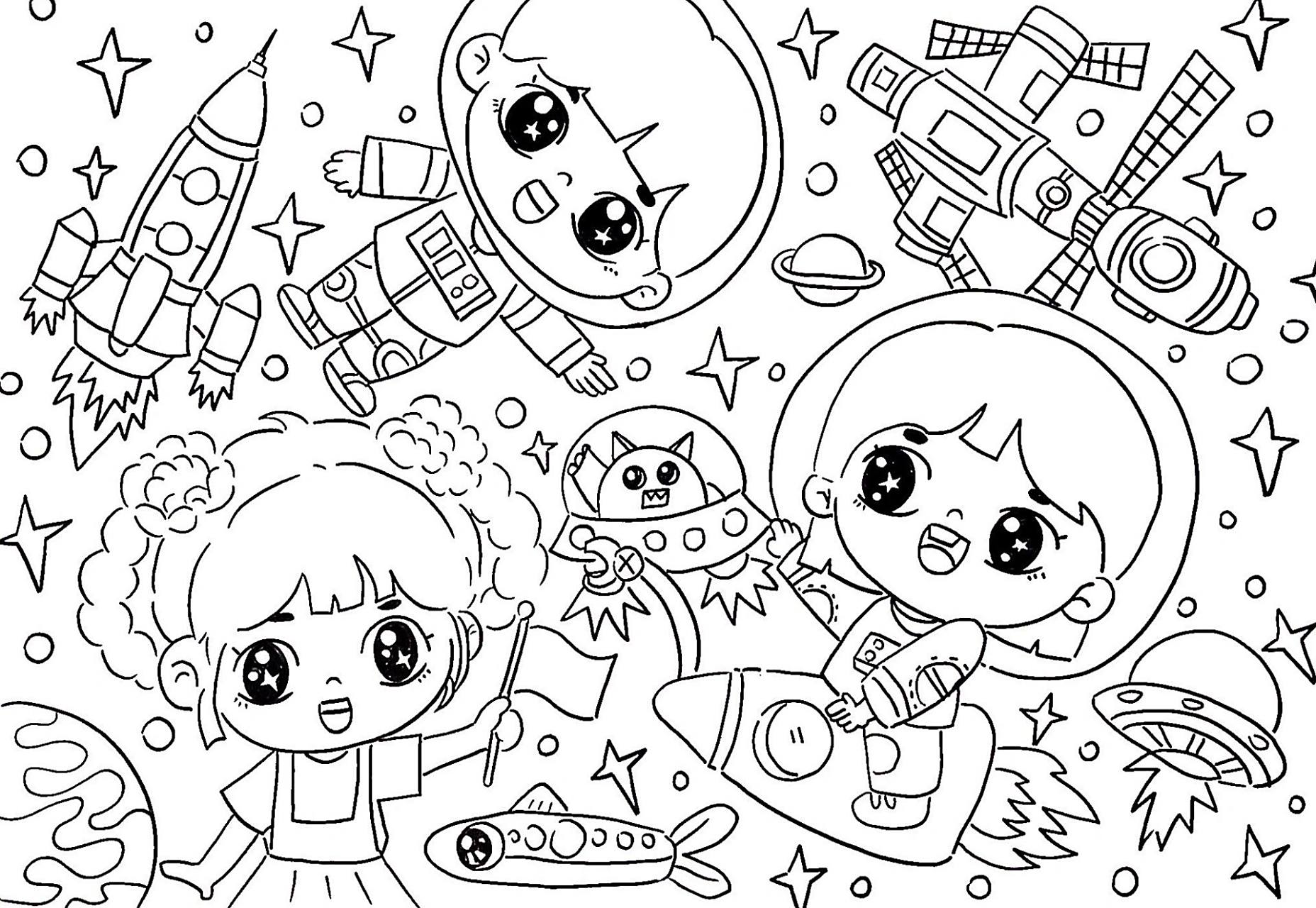 梦想未来 儿童画