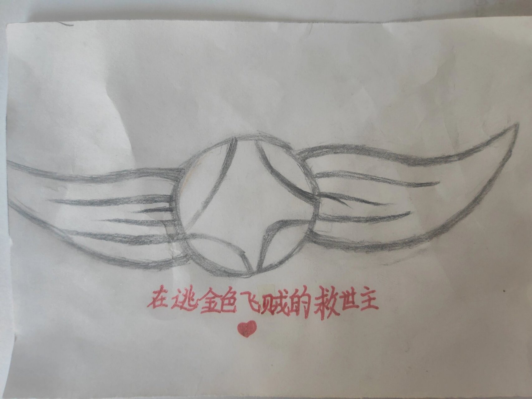 哈利的金色飞贼呀! 只是临摹,但是自己画的哟!