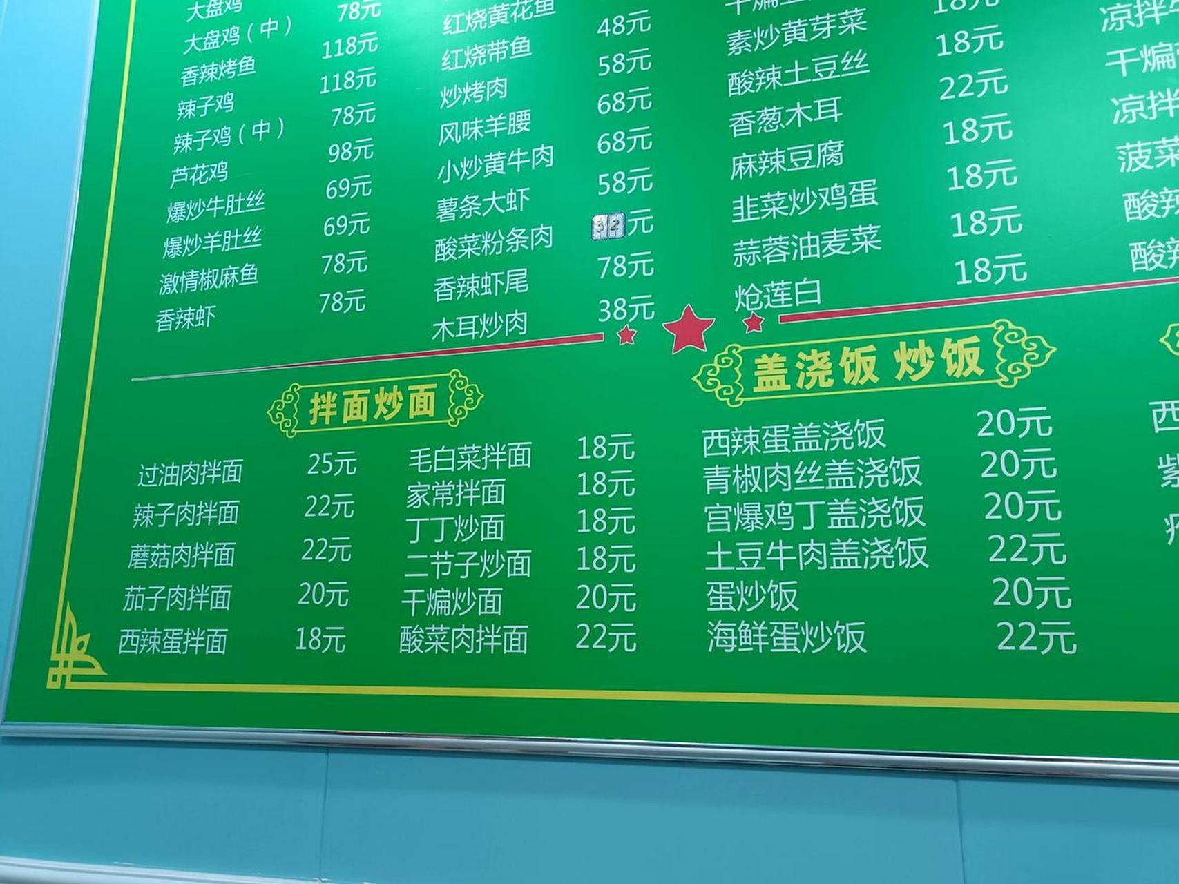 西虹东路上,拌面餐厅这个价格,在乌鲁木齐算是比较低的吧?