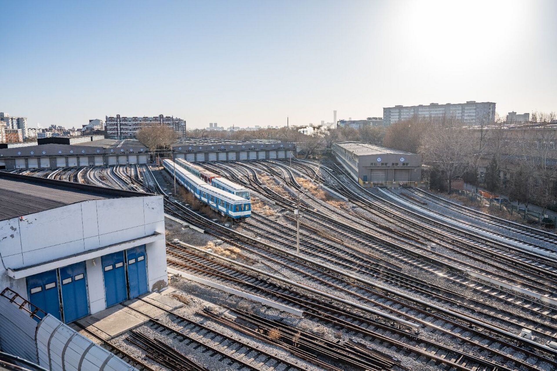 城市探索|探访北京地铁2号线太平湖车辆段 寸土寸金的积水潭桥附近,却