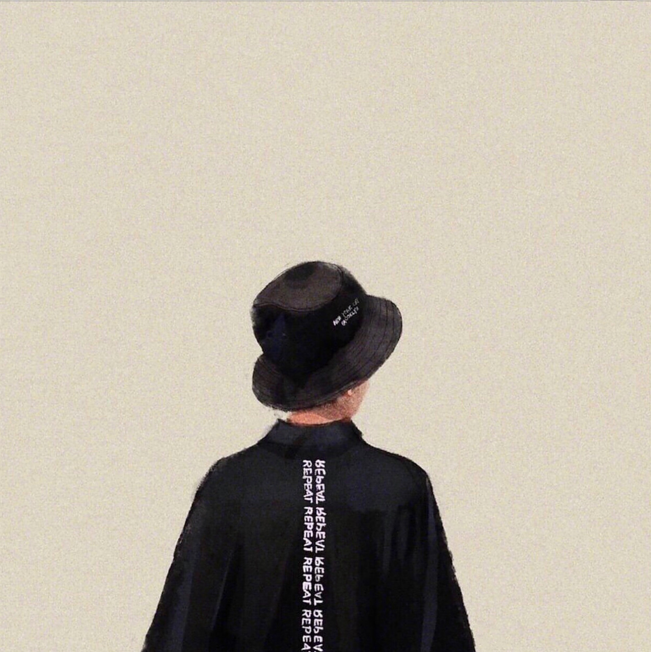 96治愈系男生背影插画头像第二波 96第二波治愈系男生背影插画