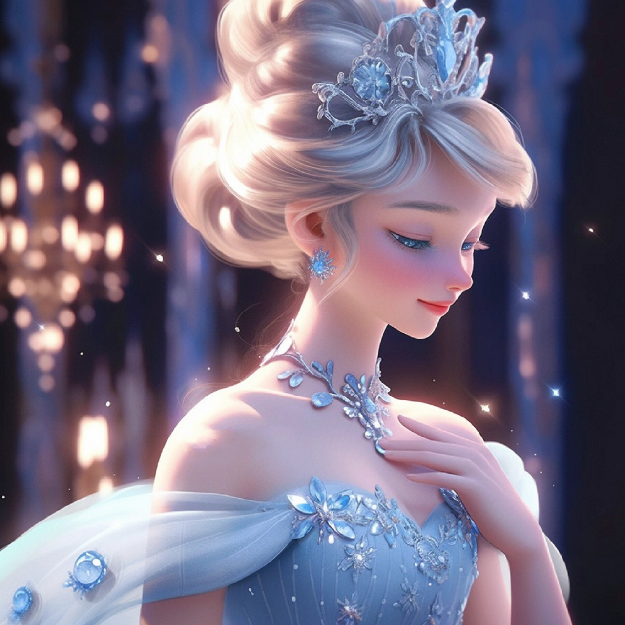 迪士尼公主风头像|女生头像|95辛德瑞拉 3738 363039