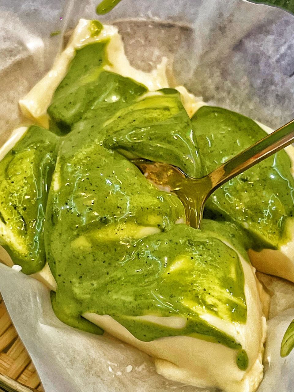 芝士奶豆腐 芝士奶豆腐加抹茶95奶味更浓啦!q弹入口即化!