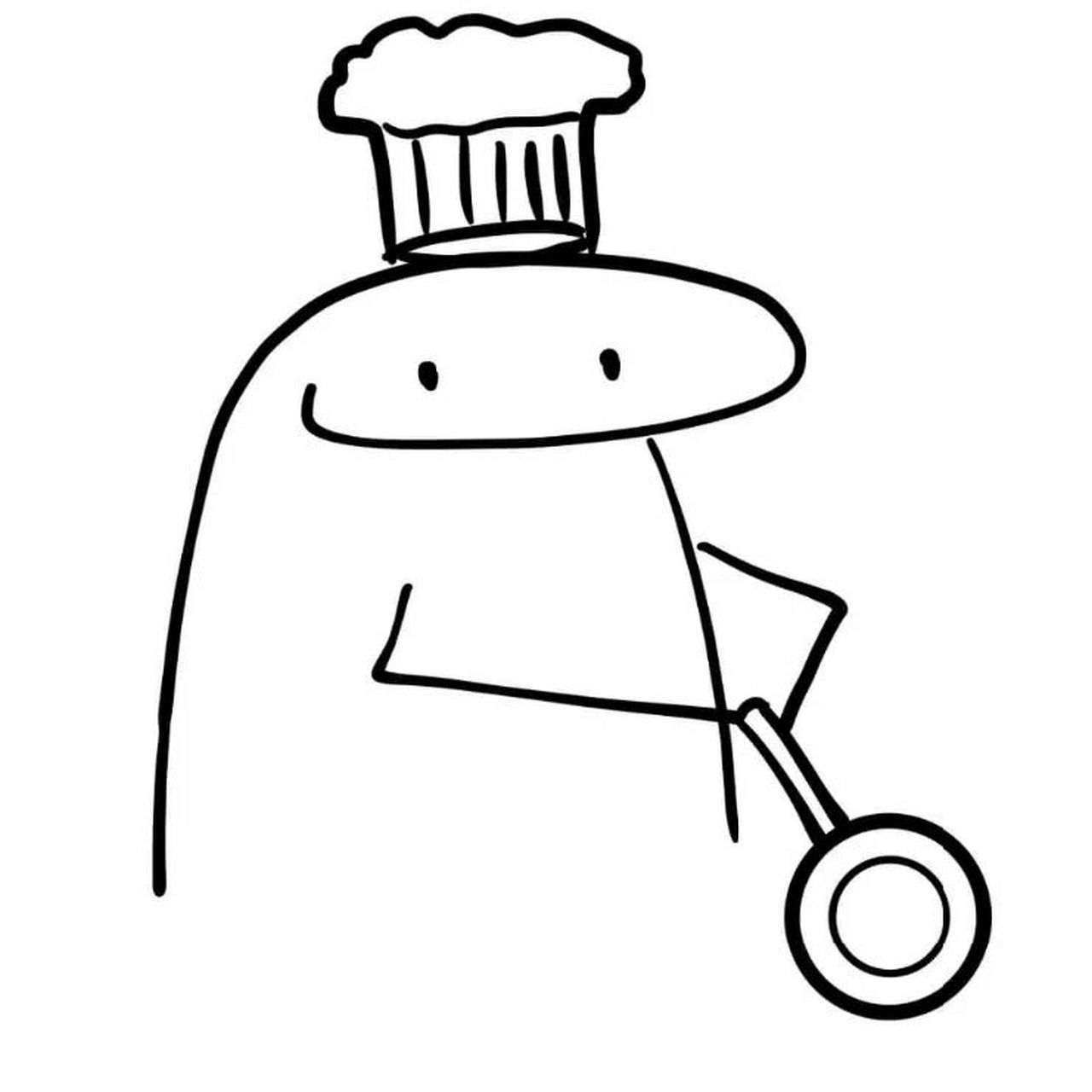 可可爱爱简笔画沙雕头像【第一弹】 沙雕简笔画头像 一天不整活浑身