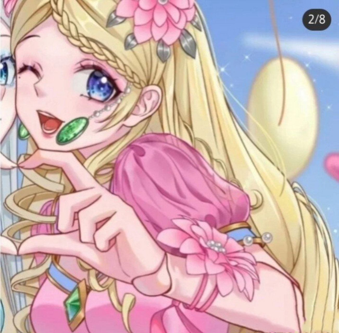 叶罗丽冰公主和灵公主的闺蜜头像!