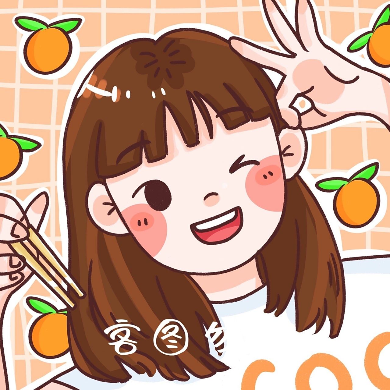 超萌超可爱的q版插画手绘卡通动漫头像 超萌超可爱的q版插画手绘卡通