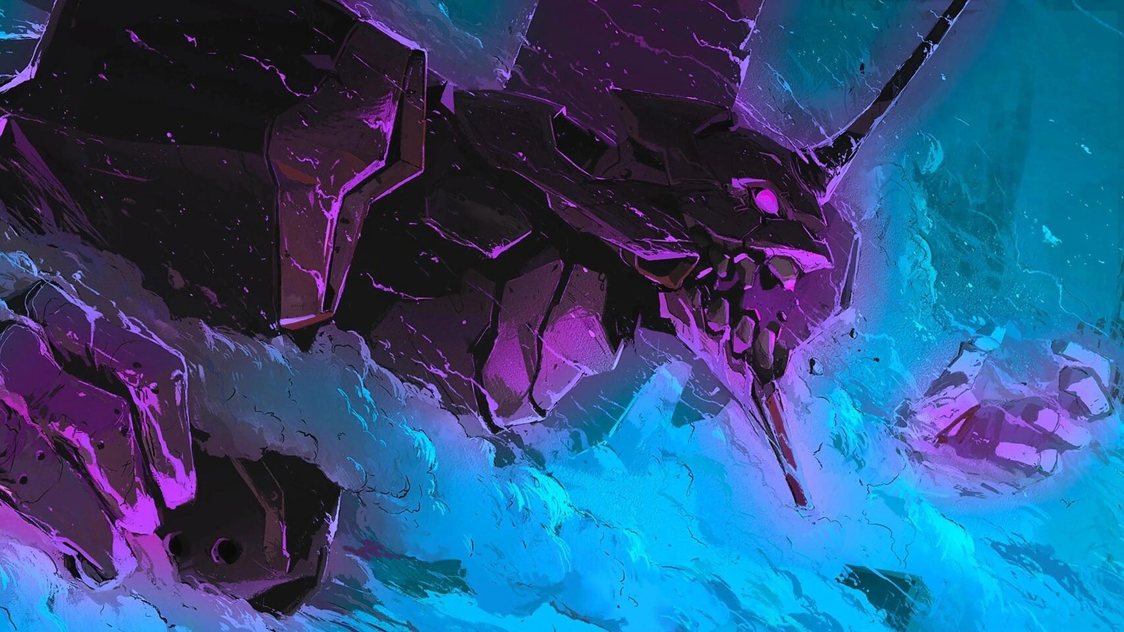 eva最强人型机甲6015初号机象征希望 愿你我依然拥有不逃避世界的