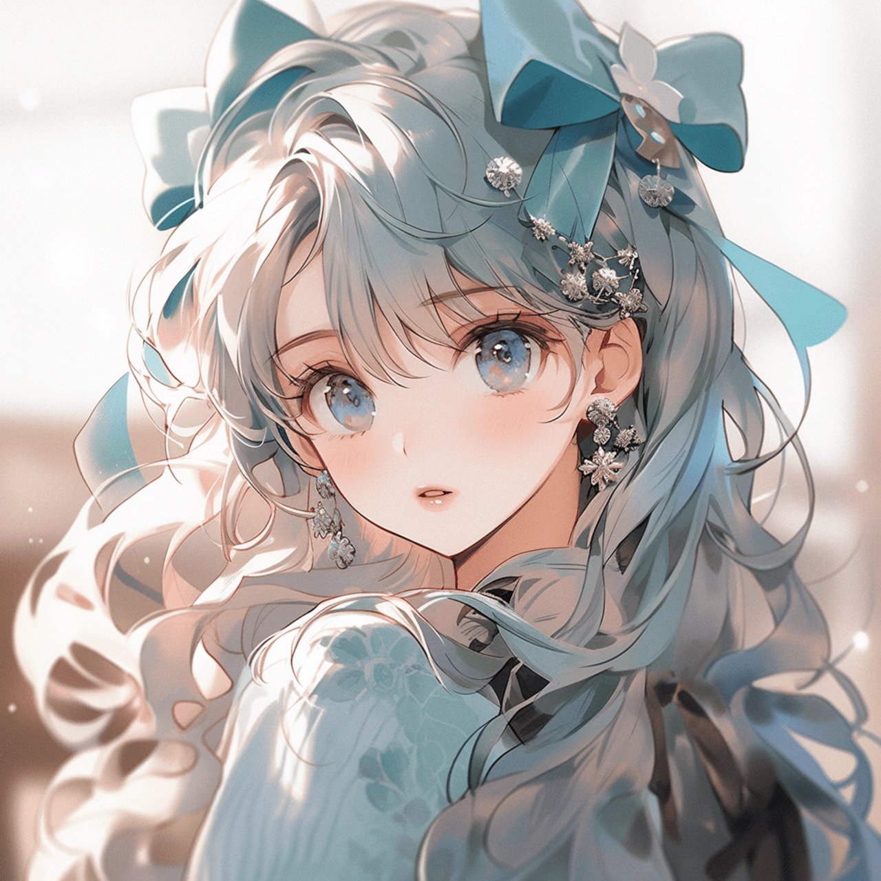 简直就像从二次元世界里走出来的小仙女一样!