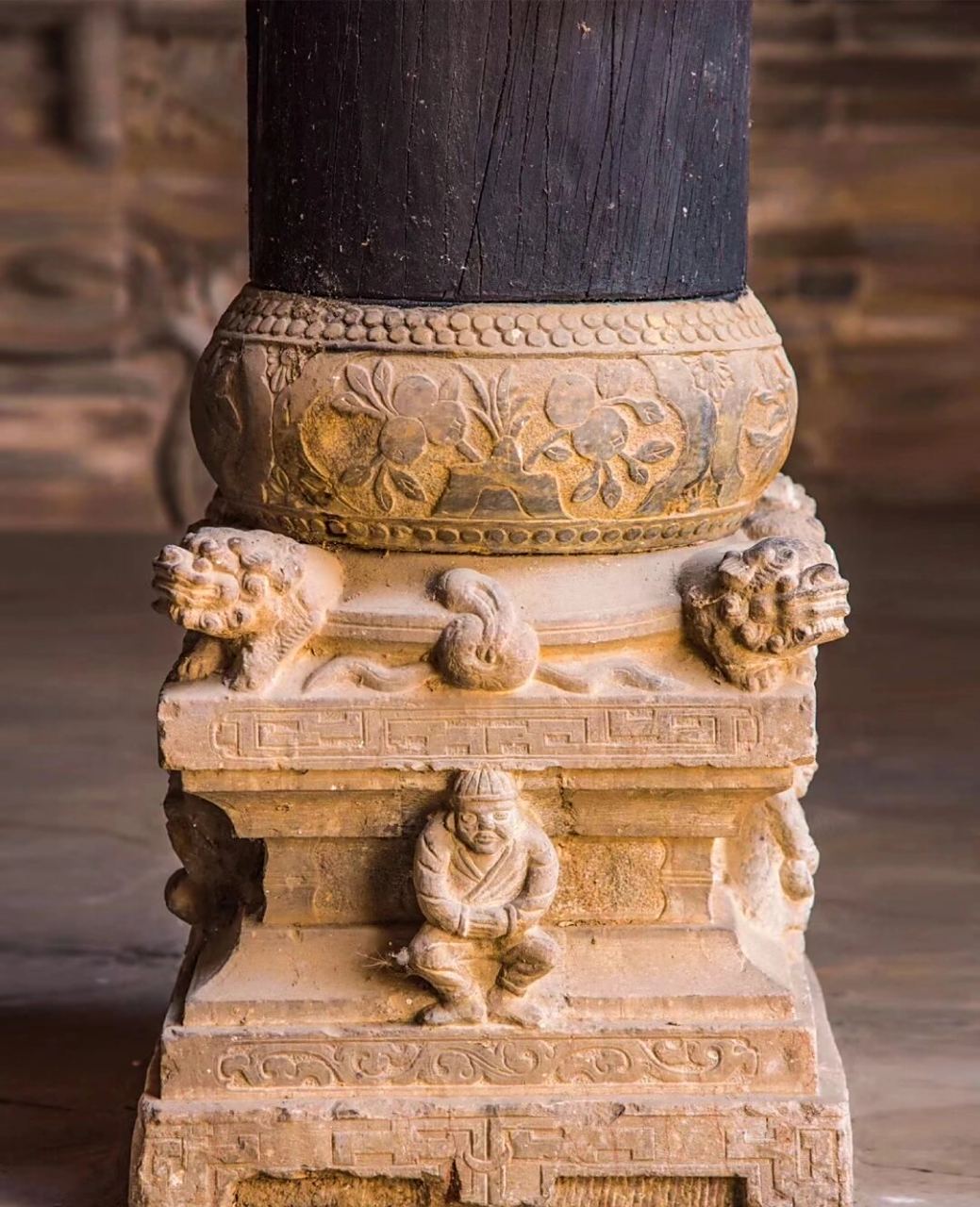 中式古建筑构件～柱础 柱础～是中国建筑构建一种,俗称磉盘,或柱础石