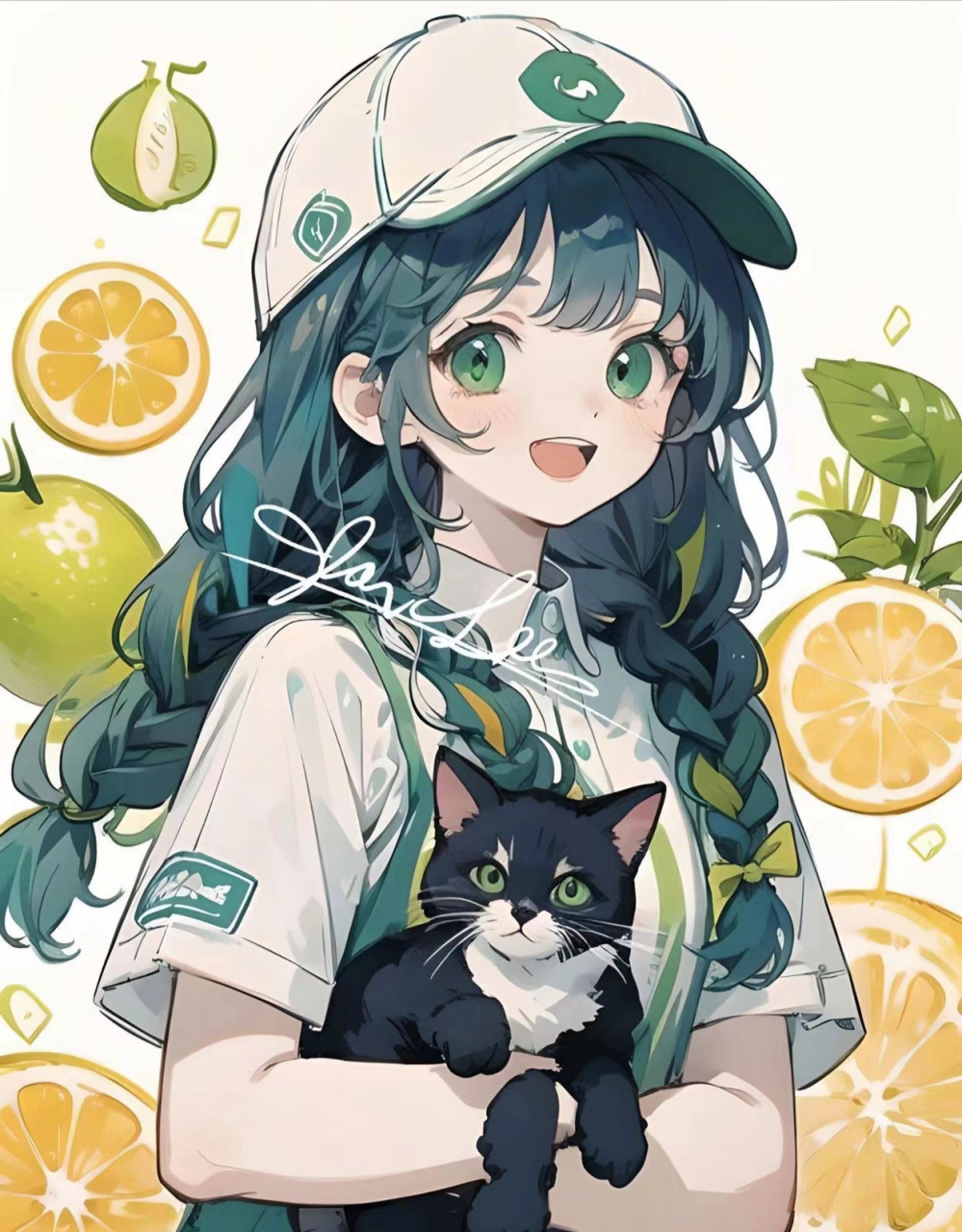 森系女生可爱头像嗷,原来绿色也可以这么好看!