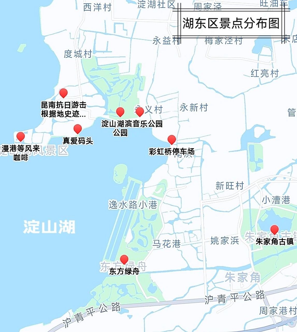 青浦区地理位置图片