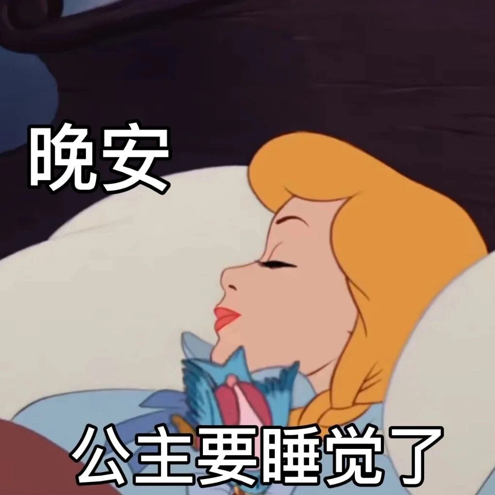 公主👸表情包|公主要睡觉啦