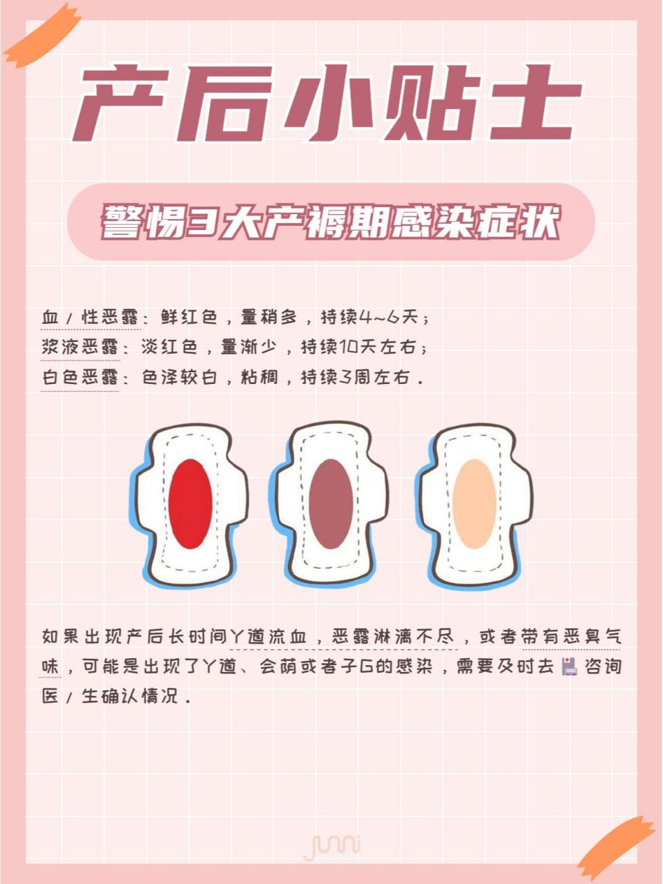 94产后小贴士 | 警惕3大产褥期感染症状 由于妈妈们分娩时体力消耗