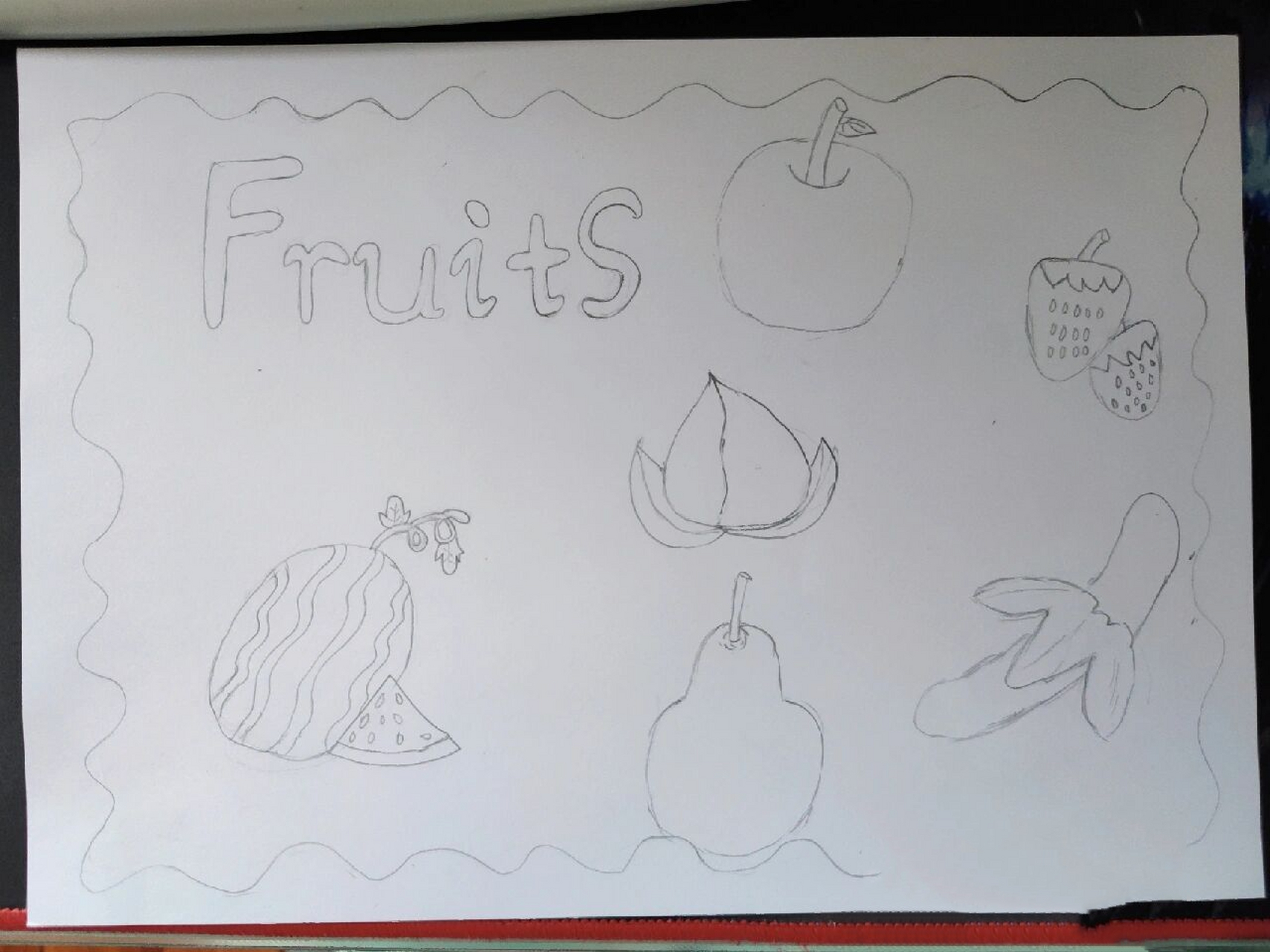 二年级水果手抄报图片图片