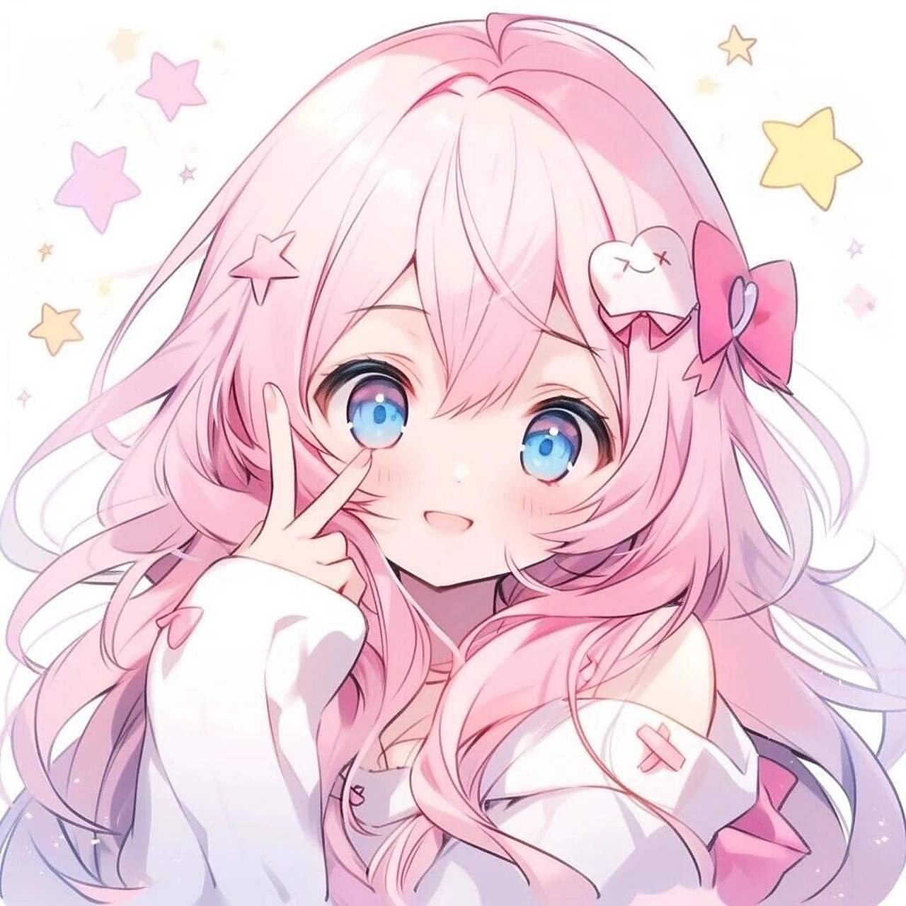 少女心头像# #粉色头像# #二次元头像# #头像# #可爱漫画头像# #保持