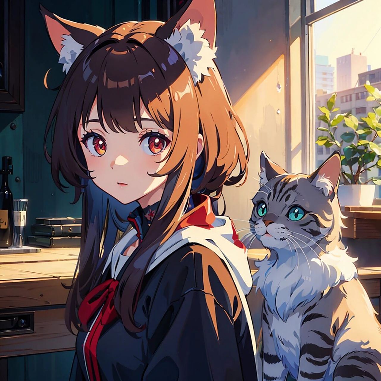 78二次元猫耳女生头像送给可爱的你94