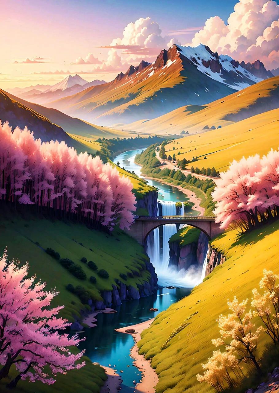 山水风景手机壁纸,远离城市的喧嚣 " 心游尘世外,纵情山水间 .