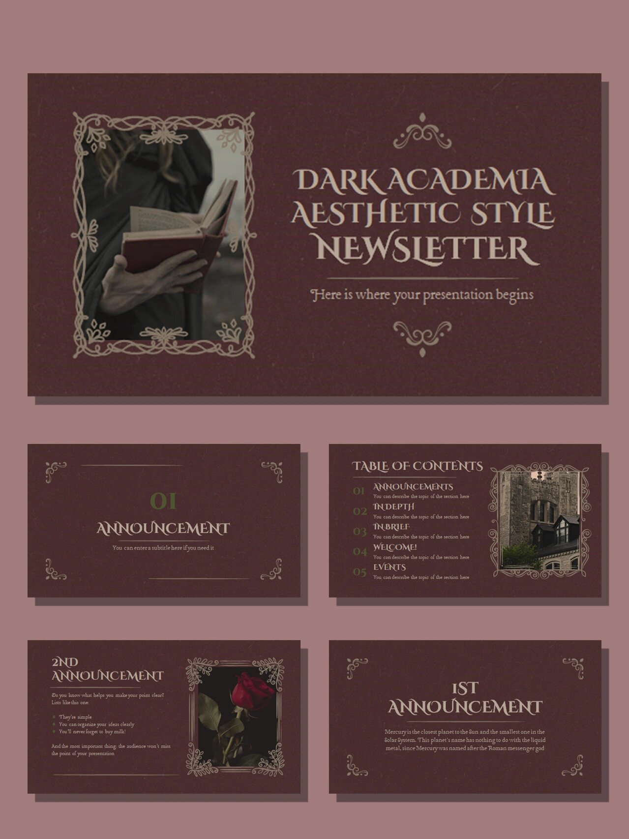 复古风 哥特式高级感ppt模板 #ppt# #ppt# #ppt素材# #ppt模板