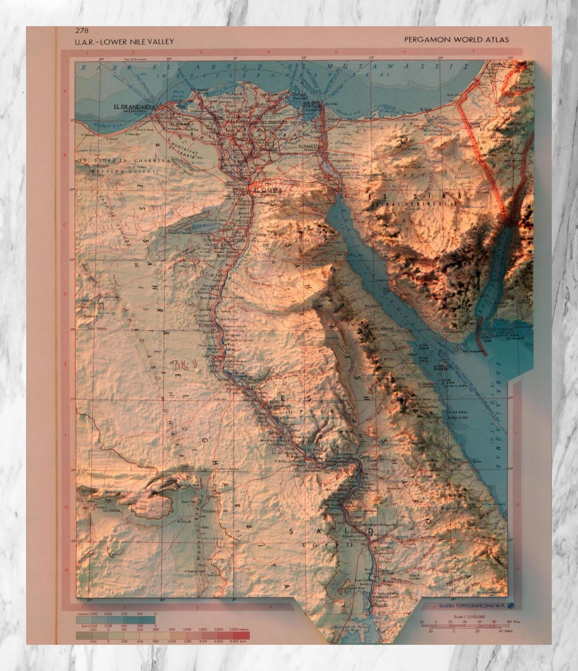 埃及地貌概览图