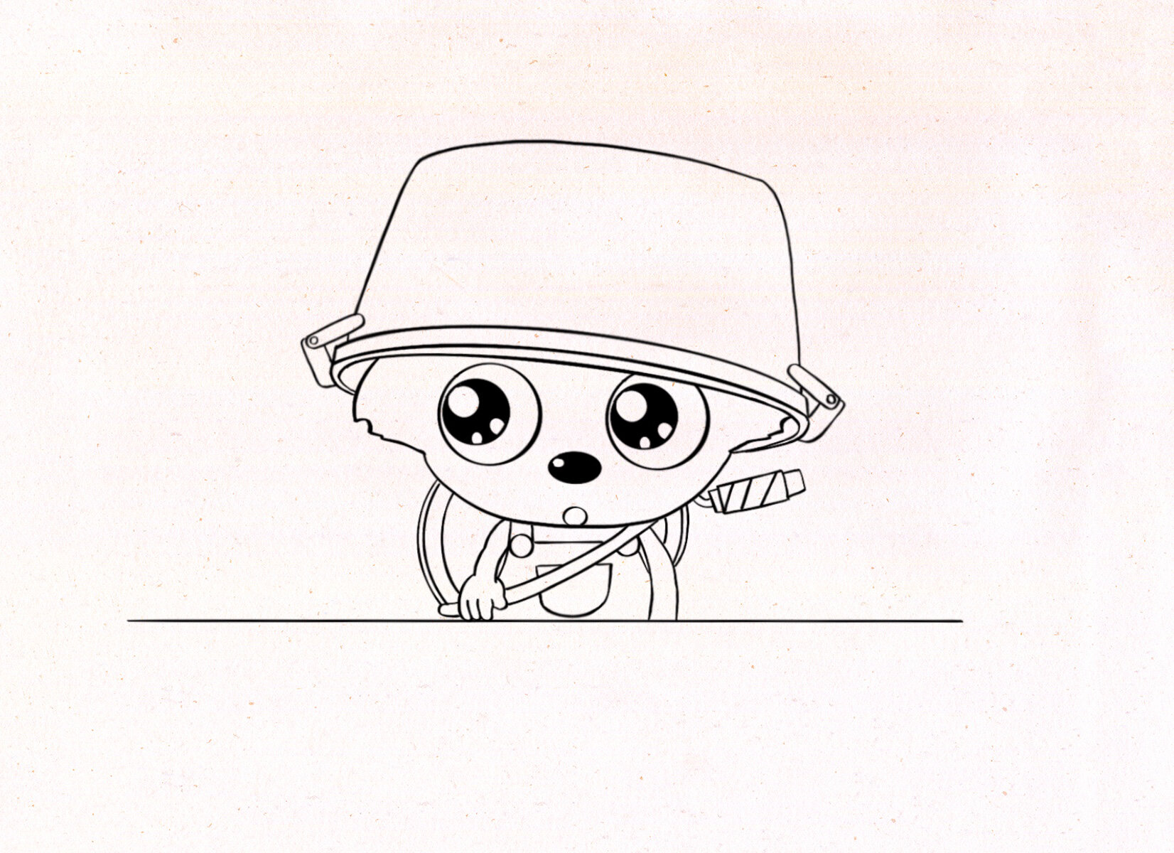 简笔画带色彩 小灰灰和小香香的情头 含过程 小灰灰和小香香也太可爱