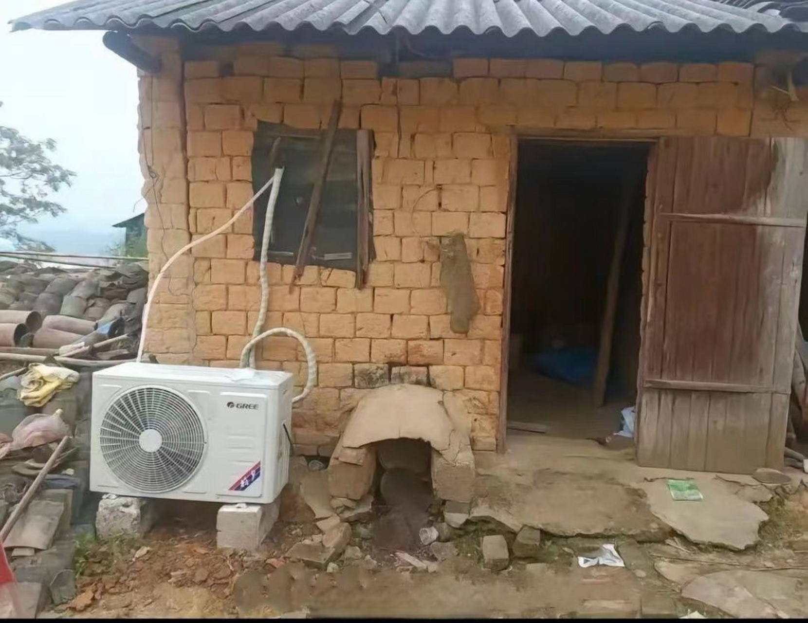 总算装上空调了,这个夏天再也不怕热了#搞笑##狂跳大象舞