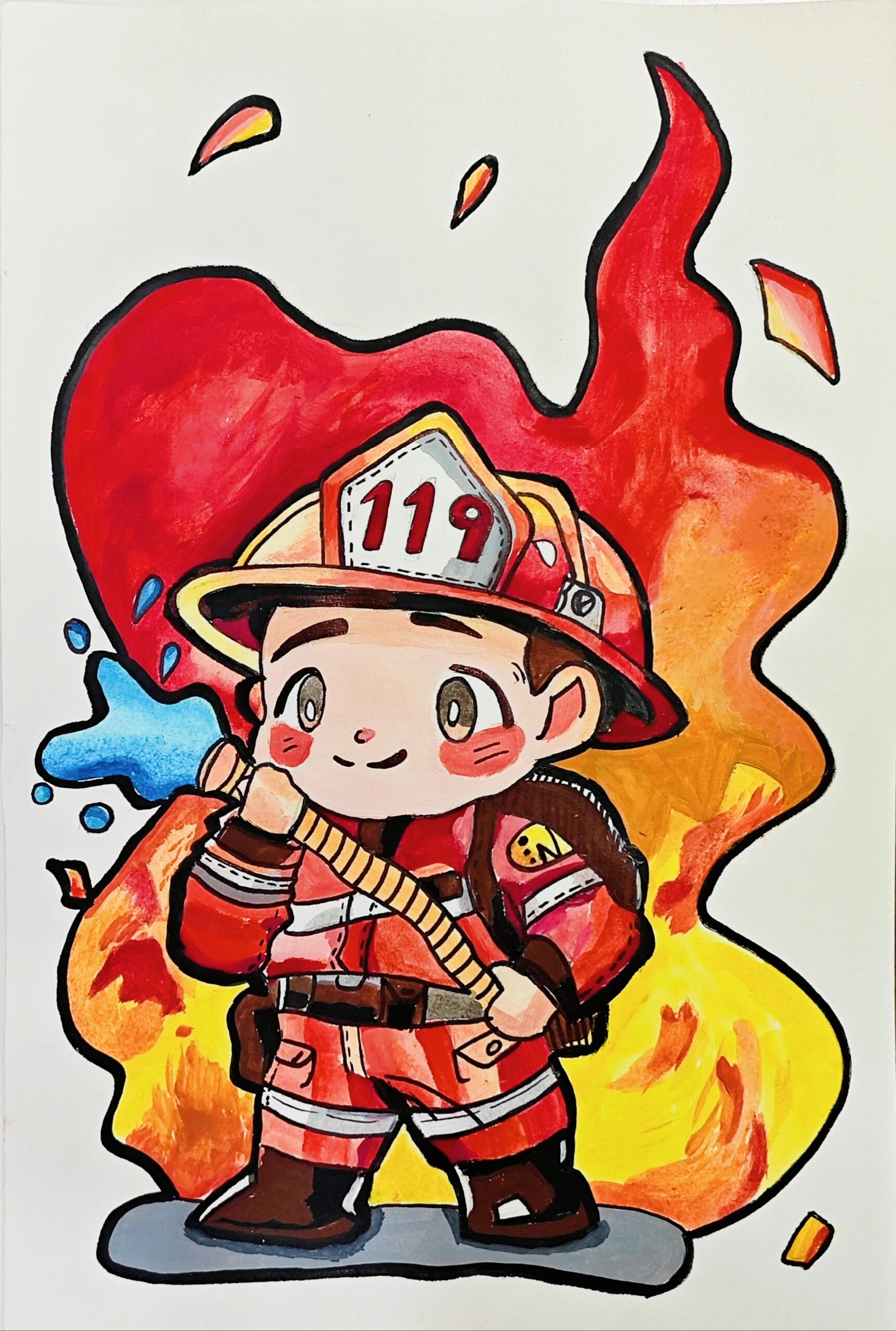 消防安全主题画