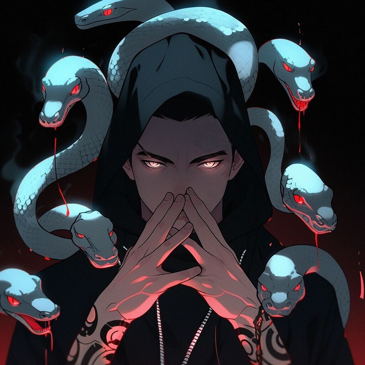 十二生肖国潮情侣头像 蛇97