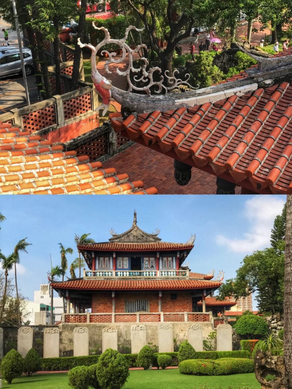 台湾古迹|台南赤坎楼 赤嵌楼前身为1653年荷兰时期于赤崁行省兴建之