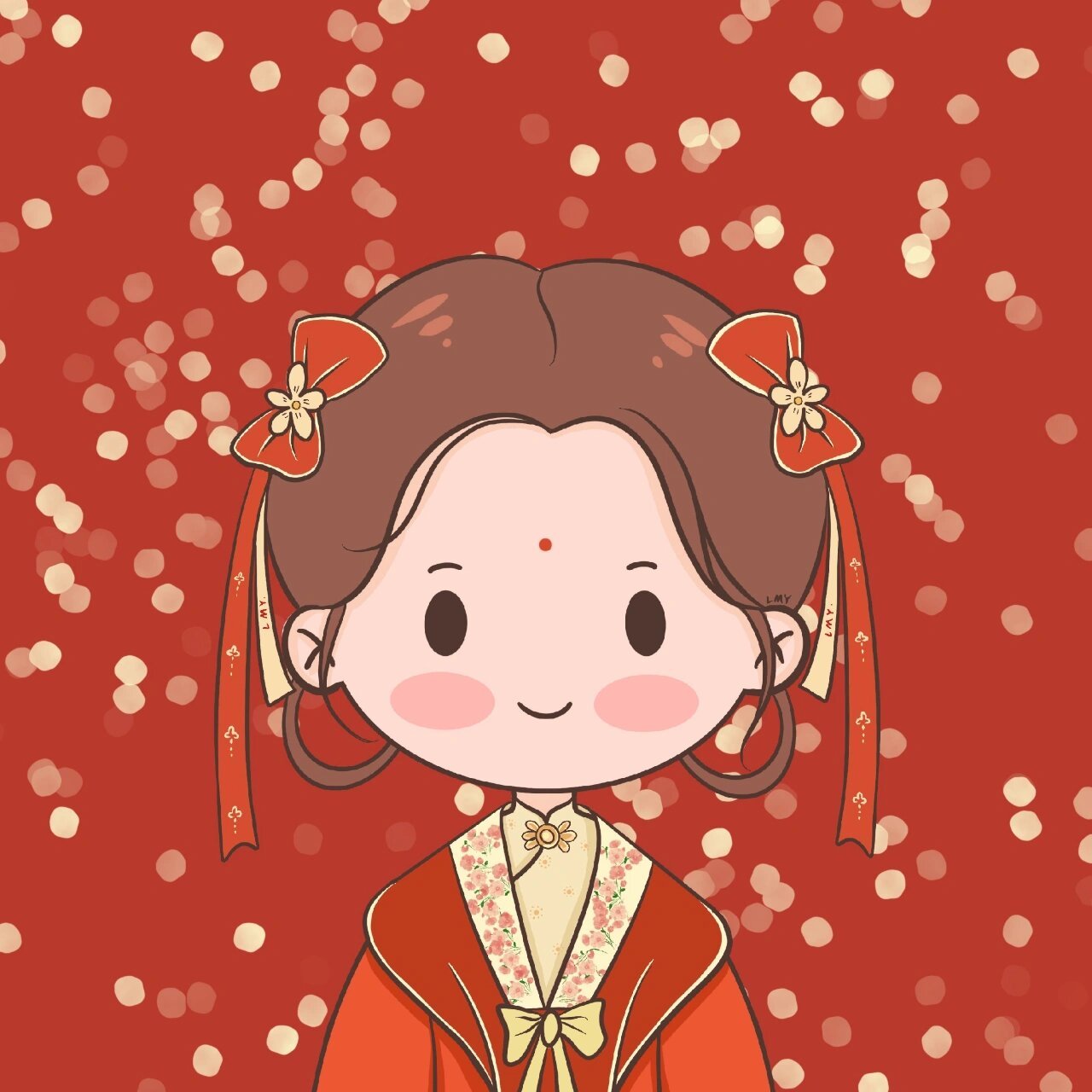 精致喜庆小头像/可爱卡通 辞暮尔尔 烟火年年