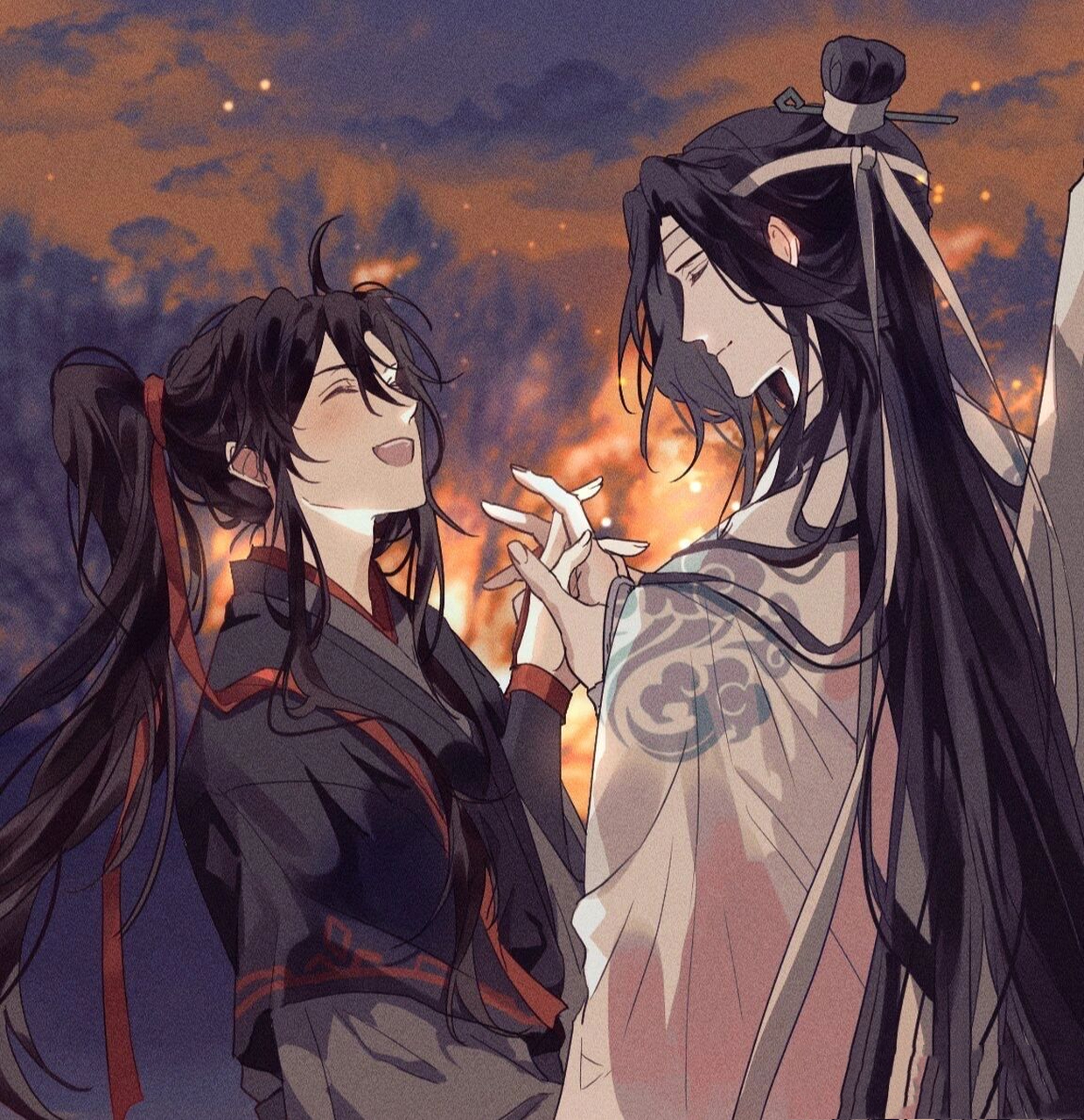 魔道祖师头像/壁纸『问灵十三载』 礼貌拿图
