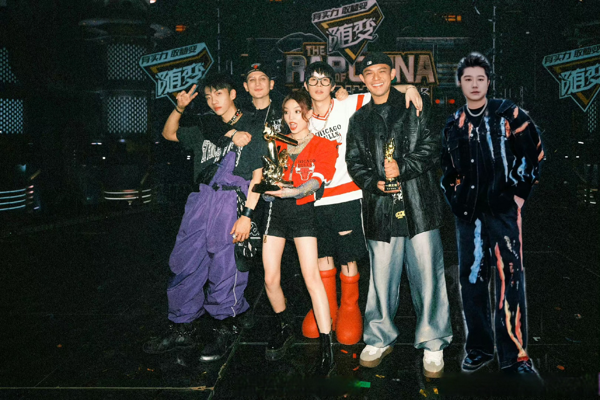 一席之地合照[三哈]  杨和苏×早安×艾热×王以太×vava×黄旭!