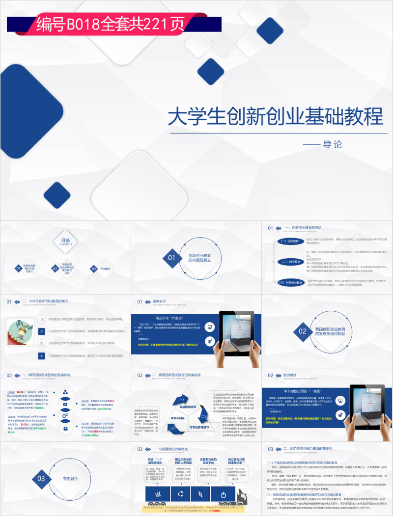 b018大学生创新创业基础教程教学课件ppt