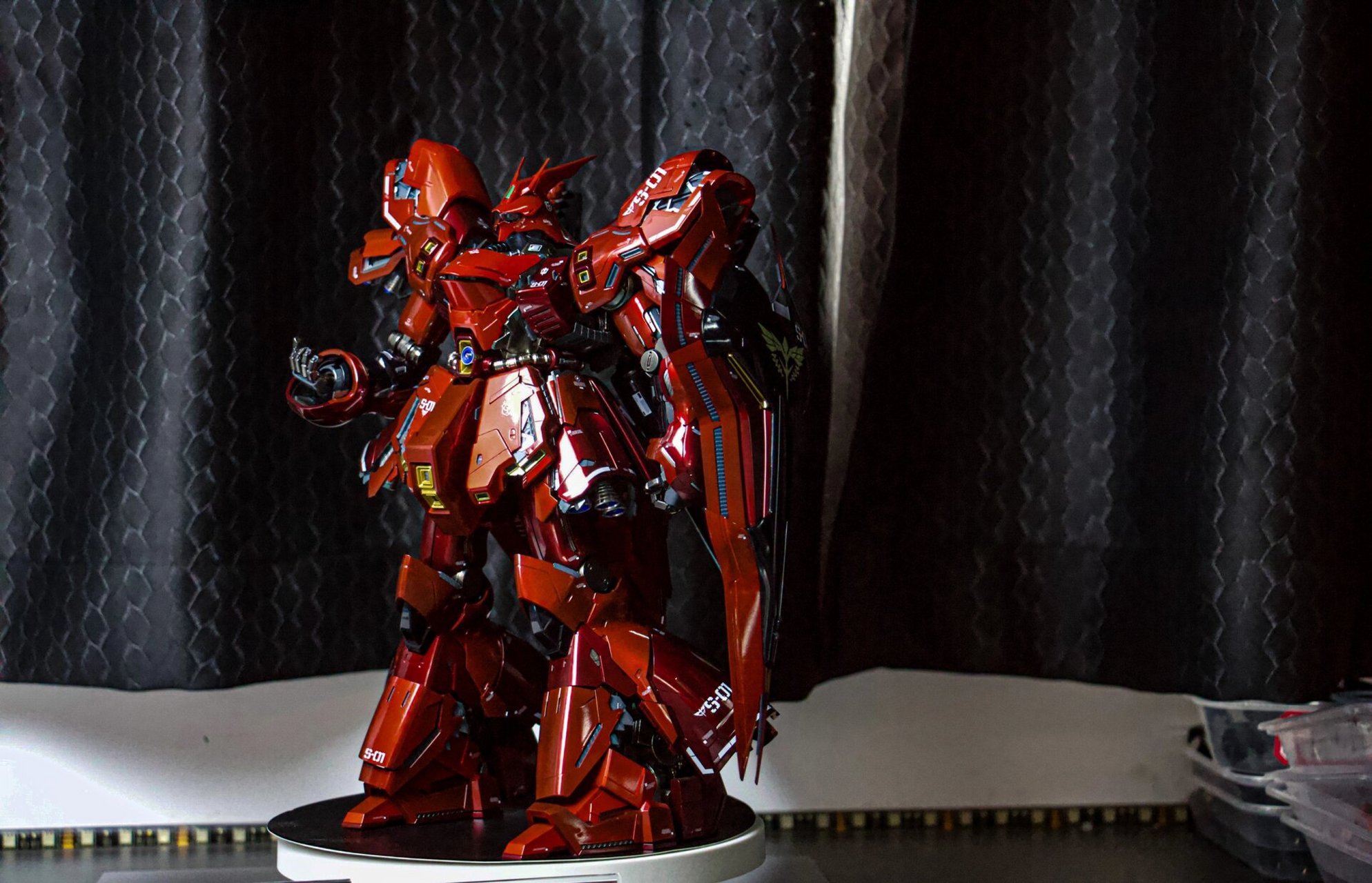 万代 mg沙扎比 mg卡沙 伪电镀喷涂成品展示 万代 mg沙扎比 mg卡沙 伪