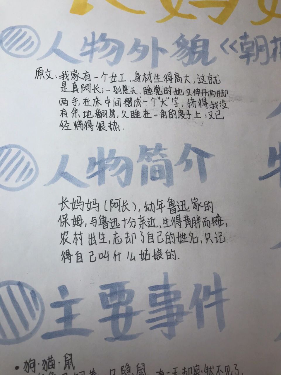 阿长人物简介图片