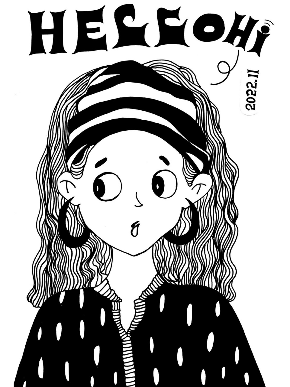 《人物线描写生》7～8儿童创意线描作品           16615设计自己