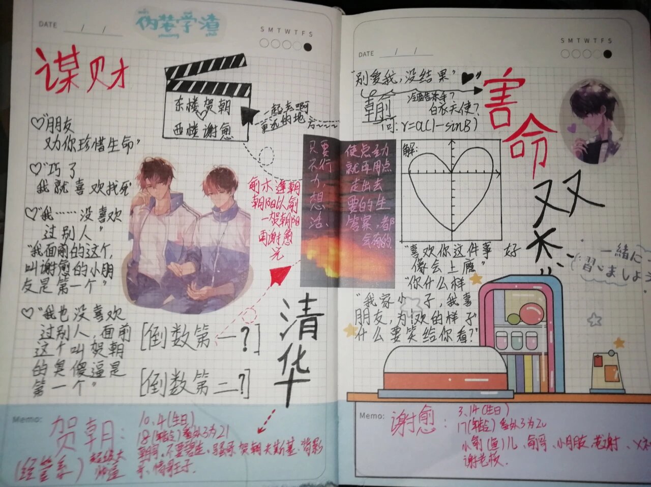 贺朝谢俞简介 《伪装学渣》两主角介绍: 1,谢俞: 生日:3月14日 年龄