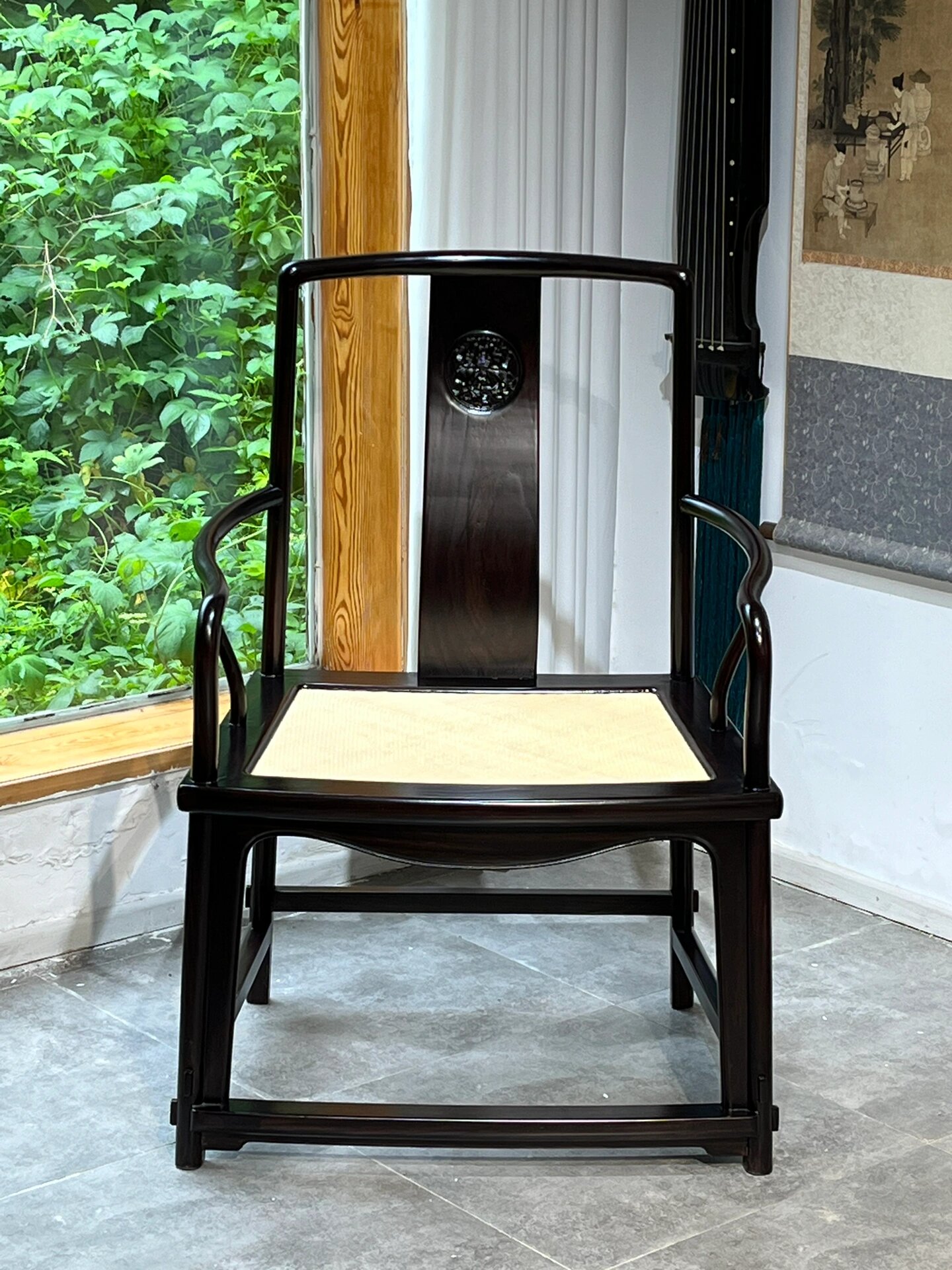 王世襄款扇面形南官帽椅