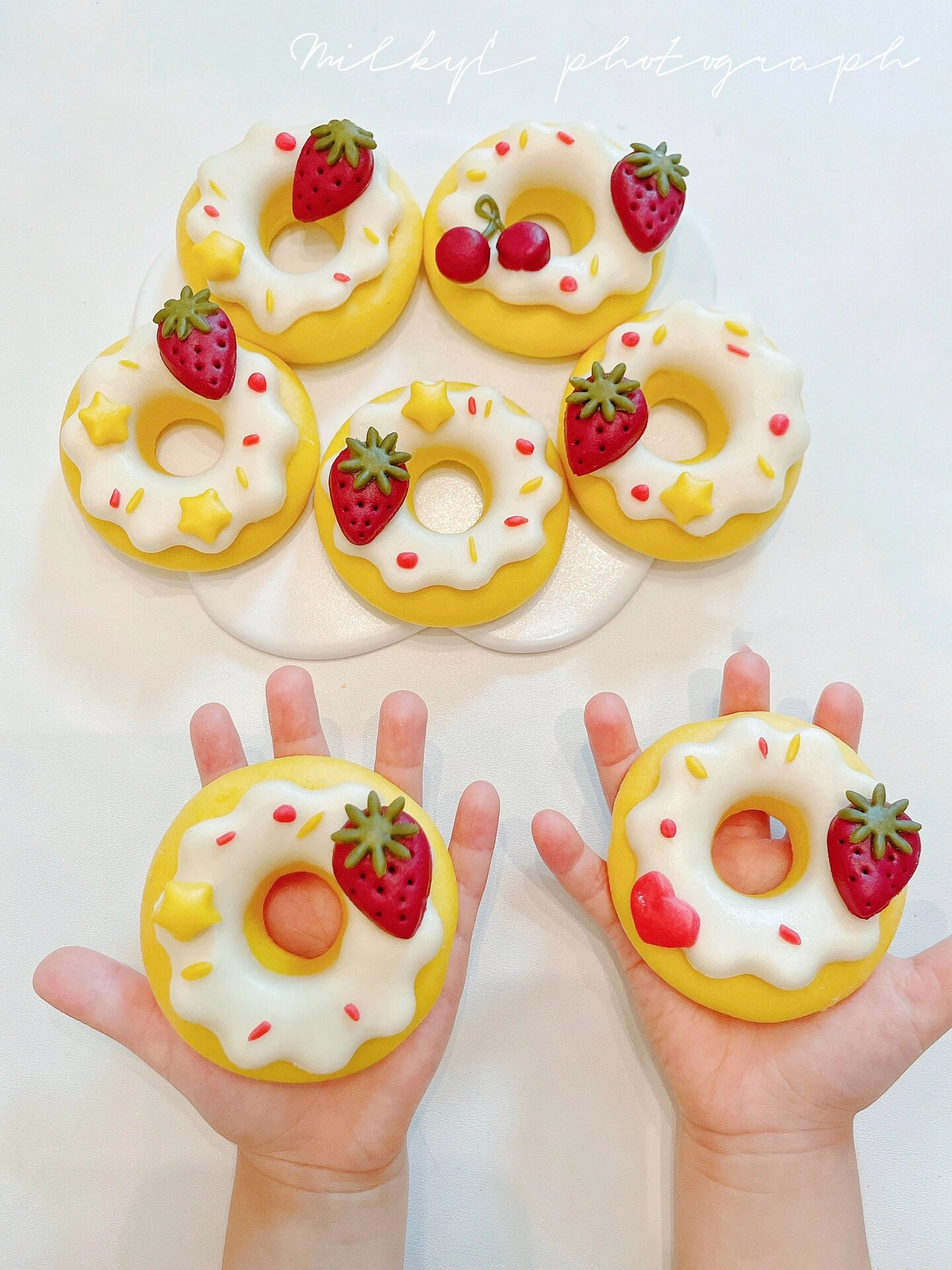 🍩南瓜泥甜甜圈馒头~ 详细教程