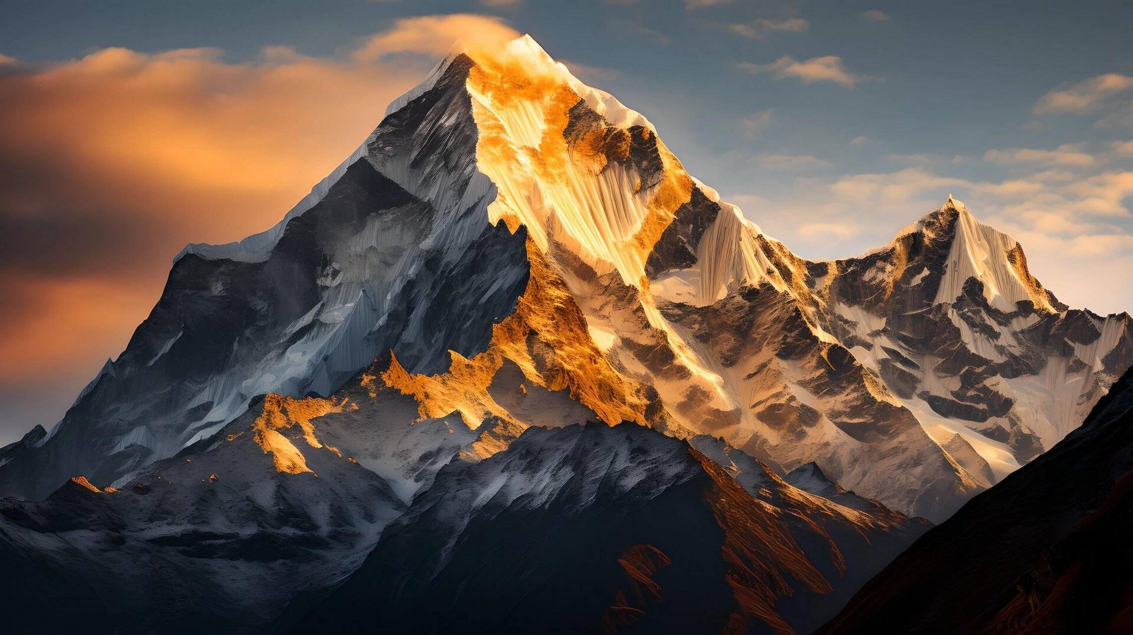 9515电脑壁纸| 7点03 日照金山