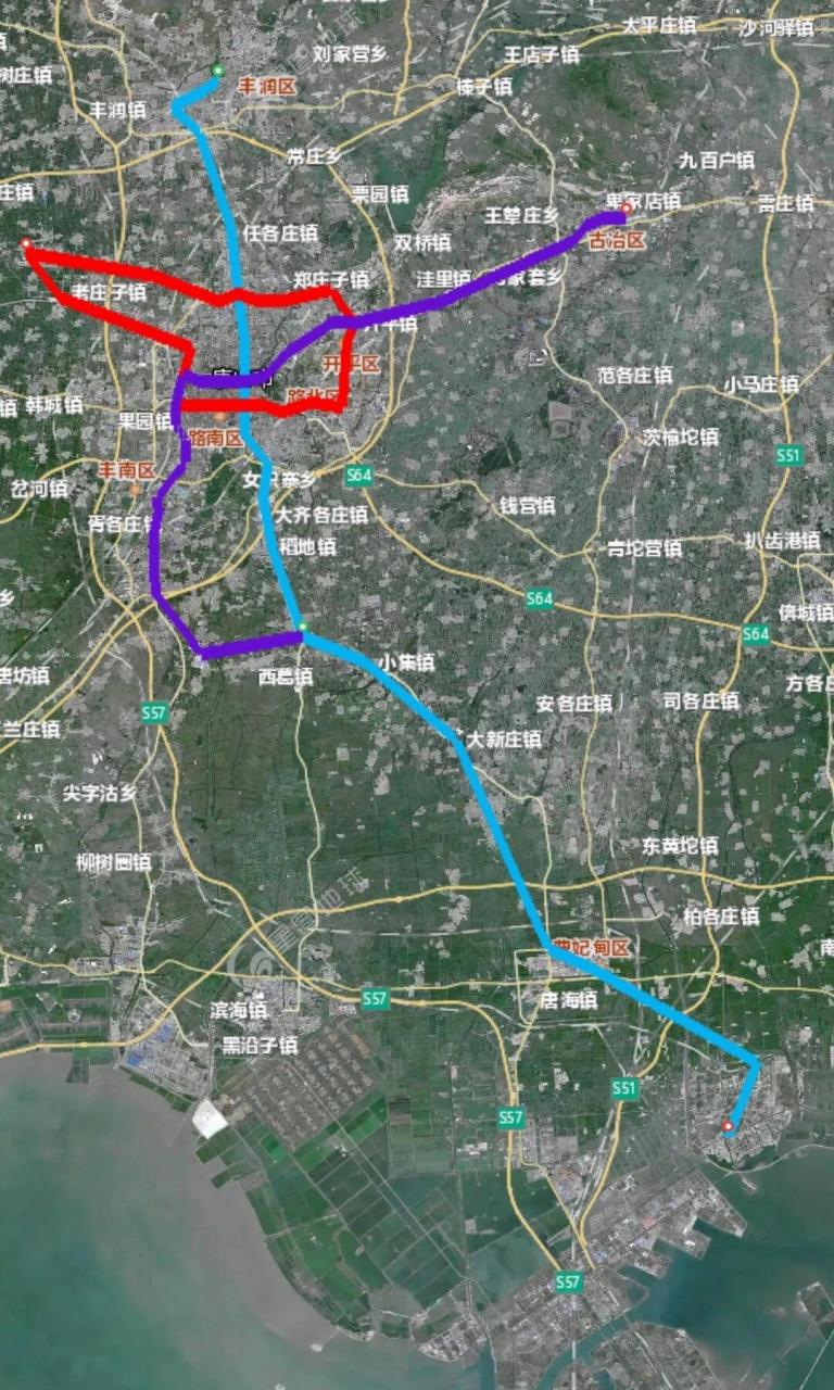 唐山地铁线路图_唐山地铁线路图一览表