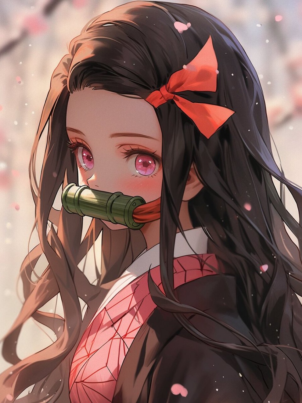 【鬼灭之刃】灶门祢豆子丨精美壁纸(下) 人类姿态 祢豆子变为鬼之前的