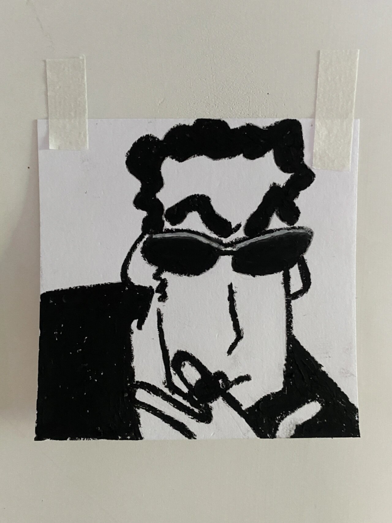 油画棒涂鸦 |蜡笔小新全员恶人 之 野原广志