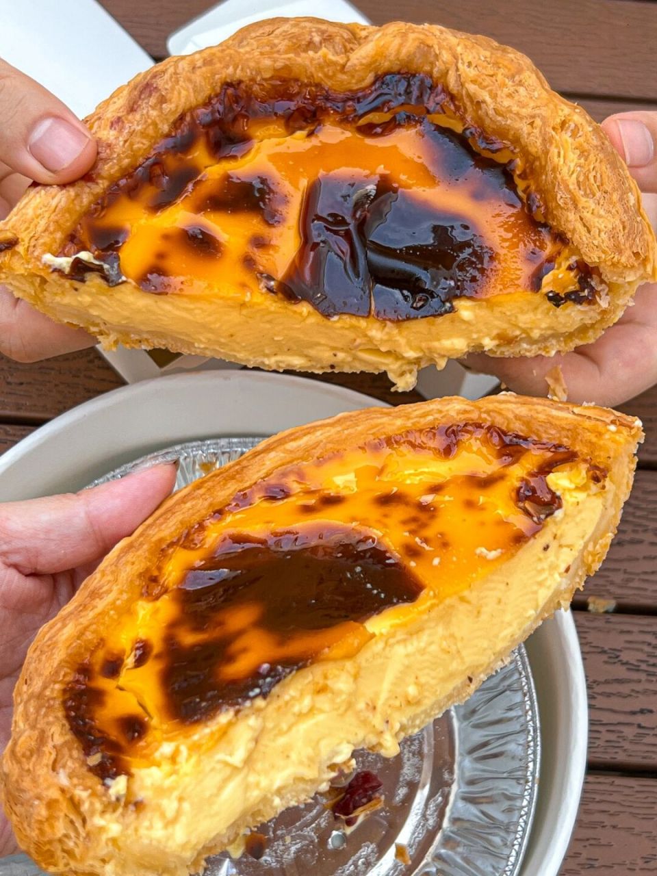 早就刷到爷爷自在茶绿宝店周年庆有jujuju大的肯爷爷蛋挞,直接冲去